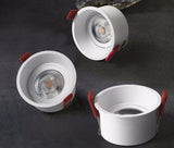 Angle Adjustable Deep Anti-Glare LED COB Recessed Downlight 9W 12W 15W 20W Round White LED Ceiling Spot Light Pic Background