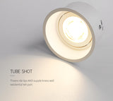 Angle Adjustable Deep Anti-Glare LED COB Recessed Downlight 9W 12W 15W 20W Round White LED Ceiling Spot Light Pic Background