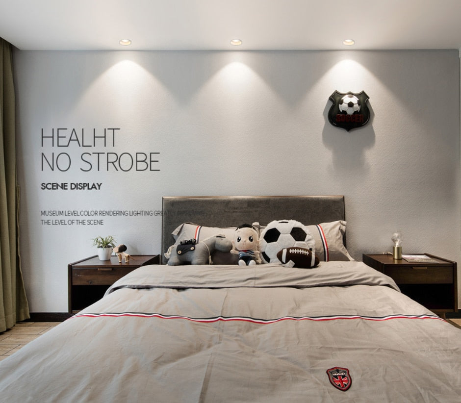 Angle Adjustable Deep Anti-Glare LED COB Recessed Downlight 9W 12W 15W 20W Round White LED Ceiling Spot Light Pic Background