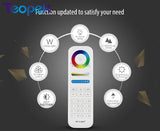 Mi.light 9W RGB+CCT Square LED Downlight FUT064 AC100~240V,FUT089 8-Zone RGB+CCT Remote Controller + WL-iBox1