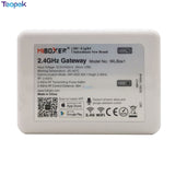 Mi.light 9W RGB+CCT Square LED Downlight FUT064 AC100~240V,FUT089 8-Zone RGB+CCT Remote Controller + WL-iBox1