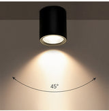 Surface Mounted Round LED COB Downlight 10W 15W 18W 24W Dimming AC 85-265v Ceiling Lamp Spotlight 40° For Shopping Mall Lighting