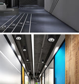 Surface Mounted Round LED COB Downlight 10W 15W 18W 24W Dimming AC 85-265v Ceiling Lamp Spotlight 40° For Shopping Mall Lighting