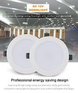 DC 12V Led Downlight 3W 6W 9W 12W 15W 18W 36W LED Ceiling Recessed Grid Aluminium Alloy Round Lamp Spot Light  For 12 Volts