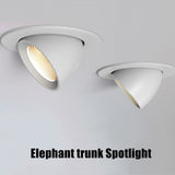 Recessed LED Downlight Ceiling Light 360° Rotating Spotlight Dimmable Led Lamp Suitable For Indoor Lighting In Dining Living Room