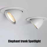 Recessed LED Downlight Ceiling Light 360° Rotating Spotlight Dimmable Led Lamp Suitable For Indoor Lighting In Dining Living Room