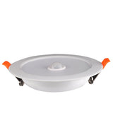 Panel Lights Human Body Sensor Downlight 12W AC85-265V LED Ceiling Light Recessed Lamp Pure White