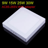 Ceiling Surface Mounted led Downlight Square Panel light Ultra thin Ceiling Lamp Kitchen Room light 9w 15w 25w 30w Dimmable