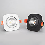 Dimmable Recessed Anti Glare COB LED Downlights 9W 12W 15W LED Ceiling Spot lights AC85~265V Background Lamps Indoor Lighting