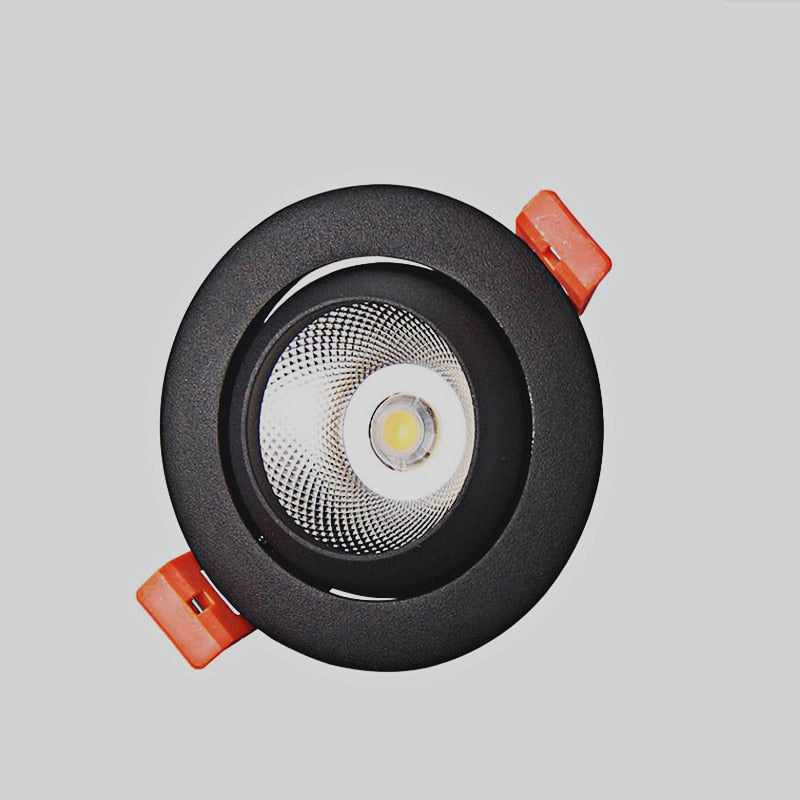 Dimmable Recessed Anti Glare COB LED Downlights 9W 12W 15W LED Ceiling Spot lights AC85~265V Background Lamps Indoor Lighting