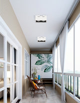 Square COB LED dimmable Downlights 10W 15W 20W 30W Surface Mounted LED Ceiling Lamps Spot Light LED Downlights AC85V-265V