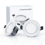 Bluetooth LED Downlight Dimming Smart APP Control Embedded Indoor Lamp for Home Lighting 5W 9W 15W RGBCCT