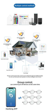 Bluetooth LED Downlight Dimming Smart APP Control Embedded Indoor Lamp for Home Lighting 5W 9W 15W RGBCCT