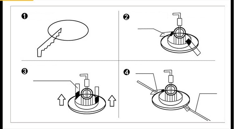 Double Dimmable Led downlight light Ceiling Spot Light 10w 20W 30W AC85-265V ceiling recessed Lights Indoor Lighting