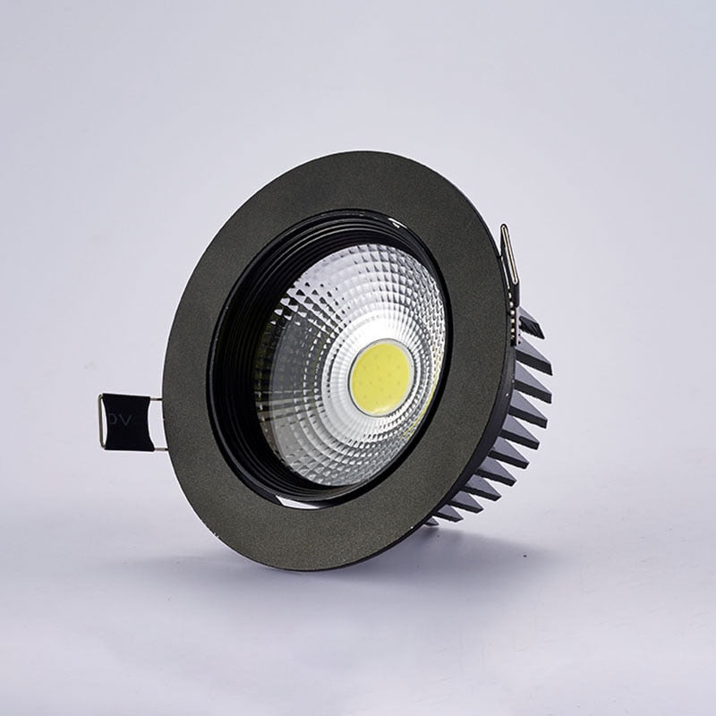 QIUBOSS Recessed LED Downlights Dimmable for Living Room 220V LED Spotlights LED Ceiling Lamps 7W 15W Lighting Light for Bedroom 3000K