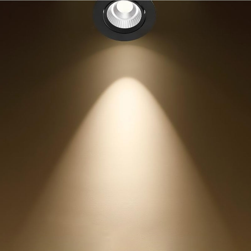 QIUBOSS Recessed LED Downlights Dimmable for Living Room 220V LED Spotlights LED Ceiling Lamps 7W 15W Lighting Light for Bedroom 3000K