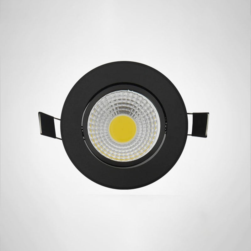 QIUBOSS Recessed LED Downlights Dimmable for Living Room 220V LED Spotlights LED Ceiling Lamps 7W 15W Lighting Light for Bedroom 3000K