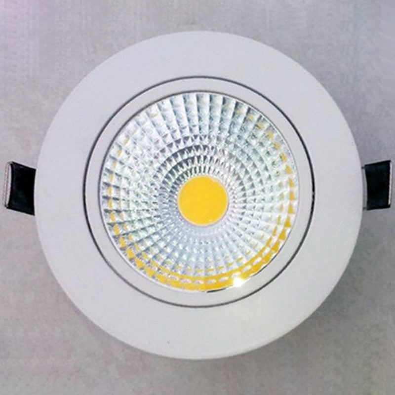 Dimmable Led downlight light COB Ceiling Spot Light 5w 7w 9w 12w 10X 85-265V ceiling recessed indoor lighting