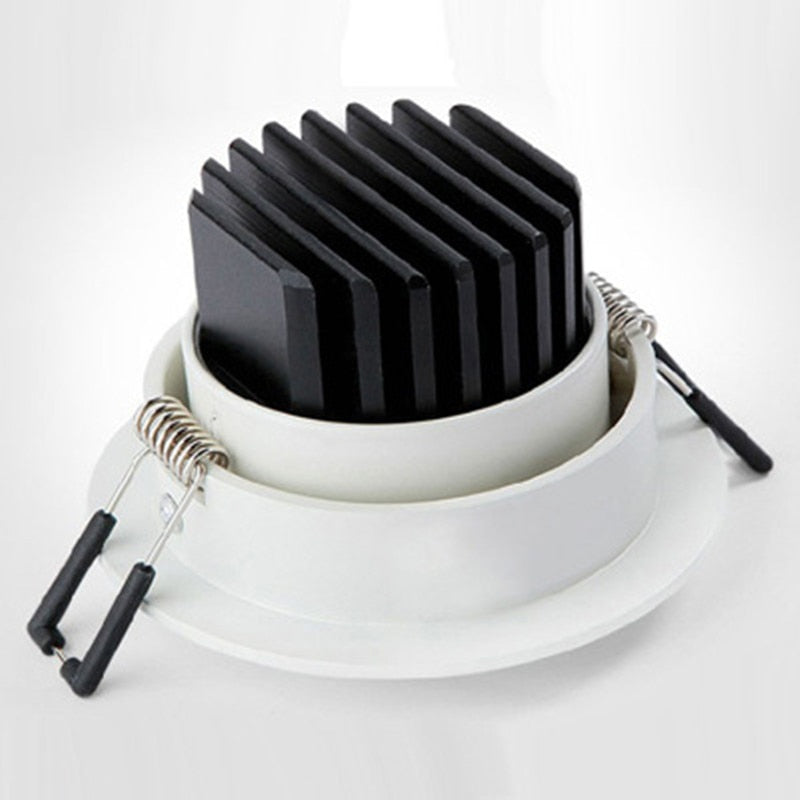 Dimmable Led downlight light COB Ceiling Spot Light 5w 7w 9w 12w 10X 85-265V ceiling recessed indoor lighting