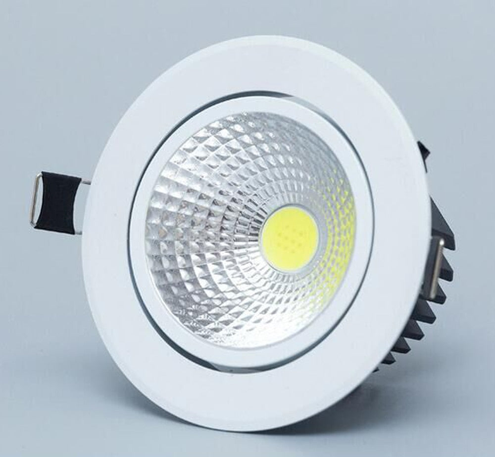 Dimmable Led downlight light COB Ceiling Spot Light 5w 7w 9w 12w 10X 85-265V ceiling recessed indoor lighting