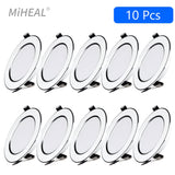 LED Downlight 5W 9W 12W 15W LED Ceiling Lights Round Recessed Lamp Dimmable Waterproof LED Spotlight For Bathroom Kitchen