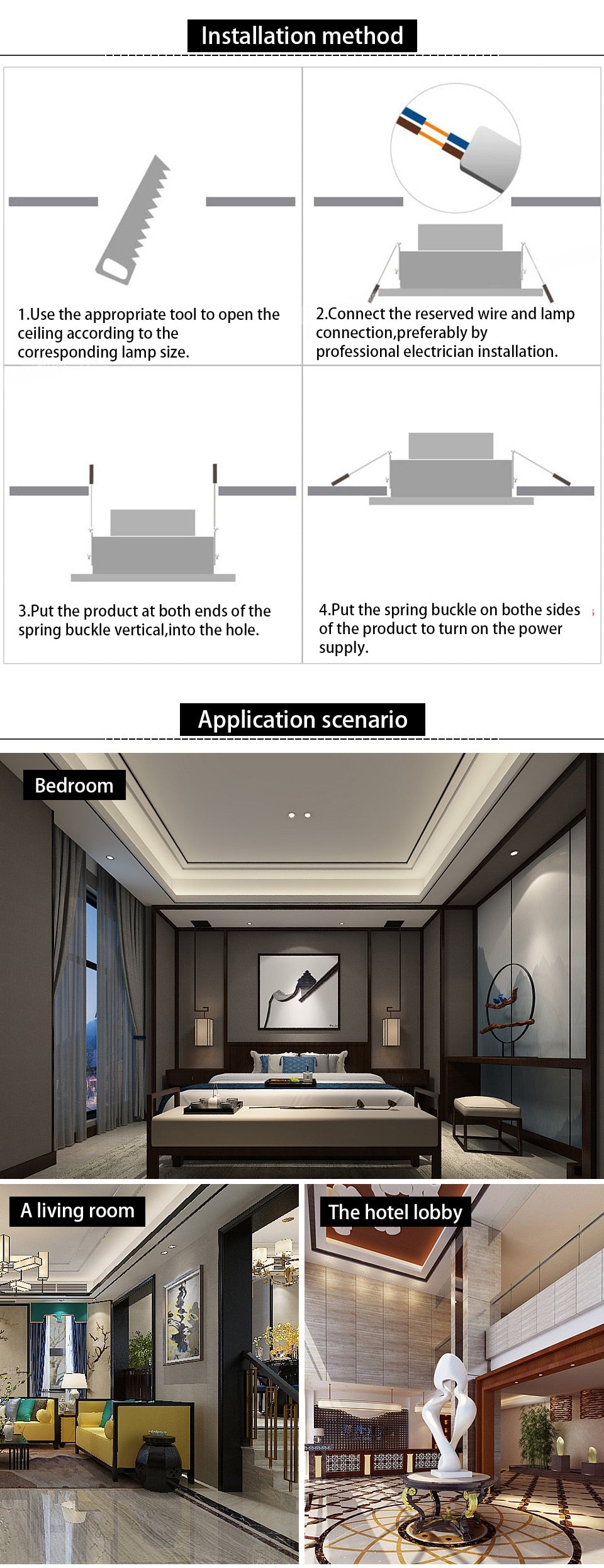 LED Downlight 5W 9W 12W 15W LED Ceiling Lights Round Recessed Lamp Dimmable Waterproof LED Spotlight For Bathroom Kitchen