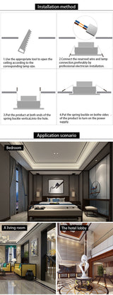 LED Downlight 5W 9W 12W 15W LED Ceiling Lights Round Recessed Lamp Dimmable Waterproof LED Spotlight For Bathroom Kitchen