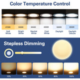 Tuya Zigbee 3.0 Smart LED Downlight Ceiling Light 10W 4inch Dimmable Compatible Alexa Echo Plus Google Home SmartThings Mqt