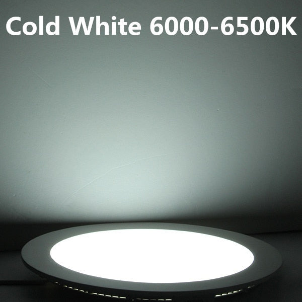 LED Downlight 10pcs/lot Ultra thin 25W led panel light AC85-265V Warm/Natural/Cold White LED Downlight Recessed light