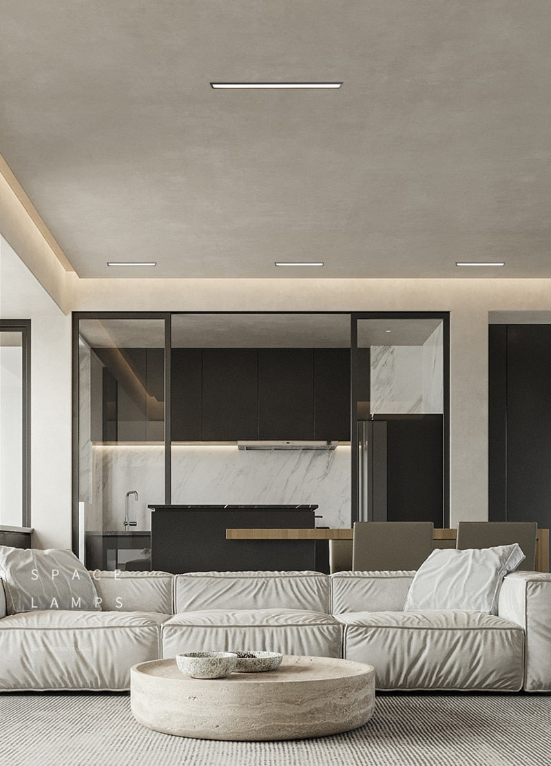 Recessed Strip CREE LED Ceiling Lights 10W/20W/30W COB LED Downlights AC85~265V LED Strip lamp Indoor Lighting