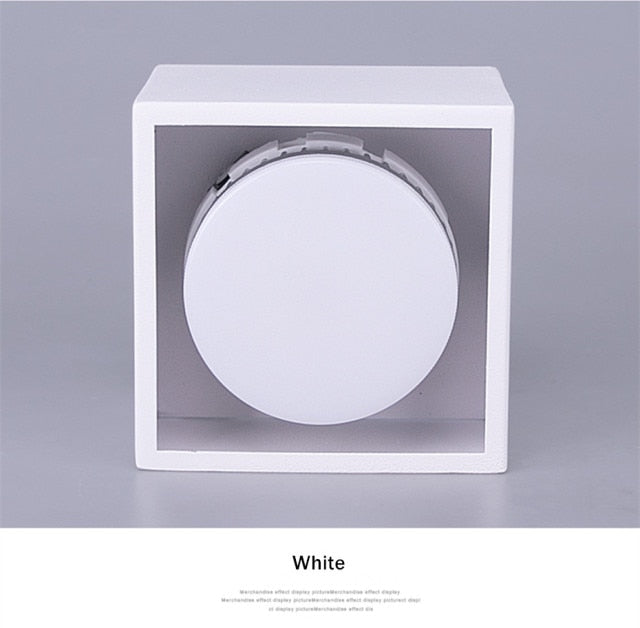 DBF Angle Adjustable 1 / 2 Heads Surface Mounted Downlight Holder with GX5.3 Bulb for Living room Bedroom TV Background Indoor Spot