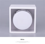 DBF Angle Adjustable 1 / 2 Heads Surface Mounted Downlight Holder with GX5.3 Bulb for Living room Bedroom TV Background Indoor Spot