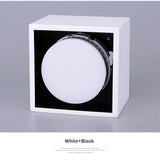 DBF Angle Adjustable 1 / 2 Heads Surface Mounted Downlight Holder with GX5.3 Bulb for Living room Bedroom TV Background Indoor Spot