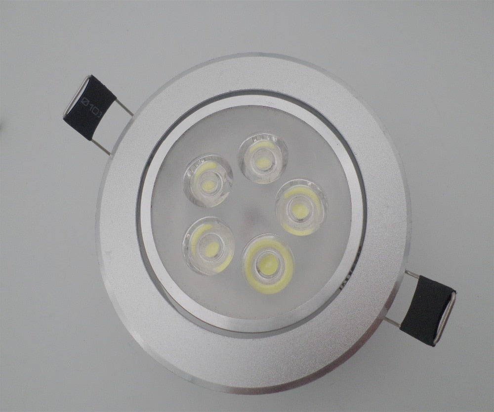 Bright Recessed LED Dimmable Downlight COB 9W 12W 15W 21W LED Spot light decoration Ceiling Lamp 50PCS/lot AC 110V 220V 85-265V
