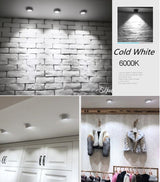 Dimmable Embedded Retractable LED Downlights 10W 20W 30W AC85-265V Adjustable 360° COB LED Ceiling Spot Lights Indoor Lighting