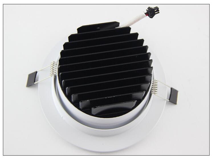 Super Bright Recessed LED Dimmable Downlight COB 3W 5W 7W 12W LED Spot light LED decoration 50PCS/lot Ceiling Lamp AC/DC 12V