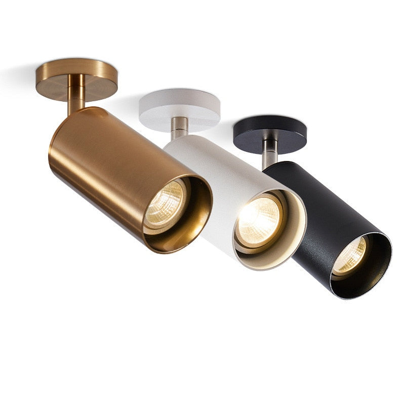 Surface Mounted 360 degree Rotation 9W LED Ceiling light Kitchen Bathroom LED COB Downlights 3000K/4000K/6000K Dimmable