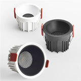 Dimmable AC90V-260V 7W/10W/15W/18W/24W LED Downlights Epistar Chip COB Recessed Ceiling Lamps Spot Lights For Home illumination