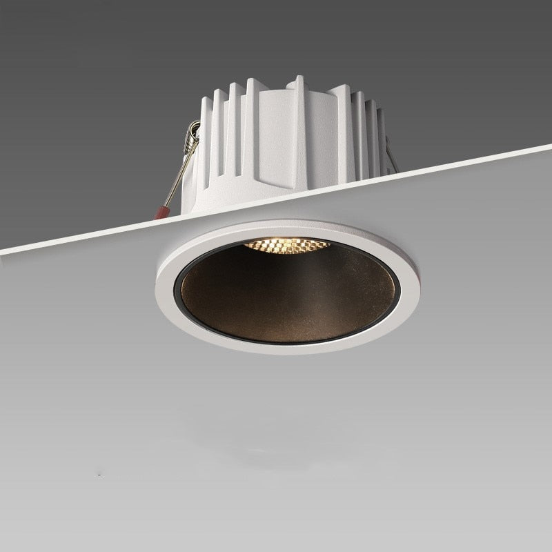 Dimmable AC90V-260V 7W/10W/15W/18W/24W LED Downlights Epistar Chip COB Recessed Ceiling Lamps Spot Lights For Home illumination