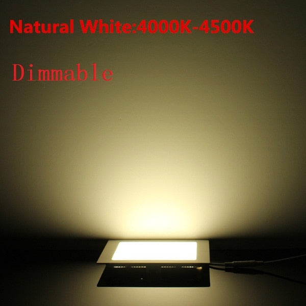 Lowest Price! 25W LED Dimmable Panel Light Recessed LED Ceiling Downlight support dimmer 85-265V led indoor light 10pcs