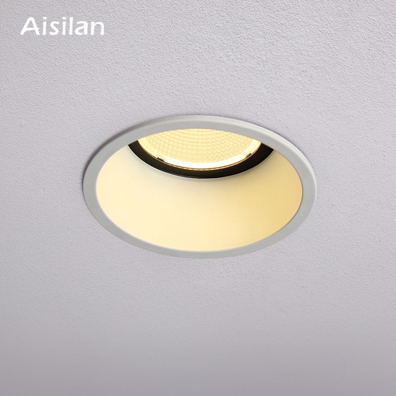 Aisilan LED Downlight Angle Adjustable Built-in  7W Chip Spot light Aluminum Lamp for Indoor Lighting AC90-260V