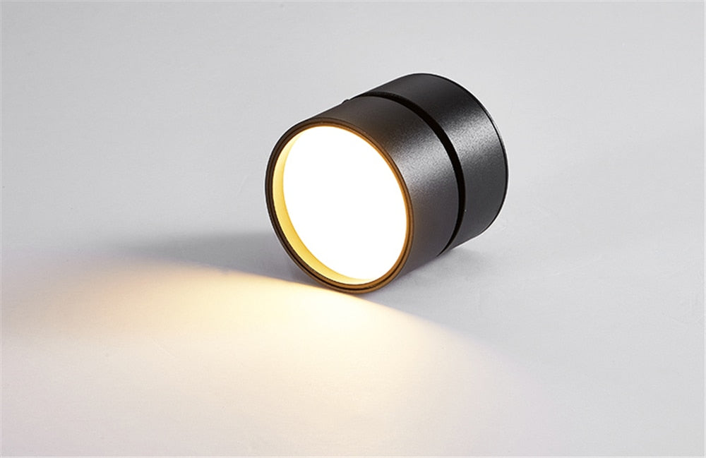 Modern Surface Mounted Downlights Indoor LED Ceiling Lights Living Room Aisle Corridor Spotlights Lighting Round Aluminum Lamp