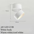 Modern Surface Mounted Downlights Indoor LED Ceiling Lights Living Room Aisle Corridor Spotlights Lighting Round Aluminum Lamp