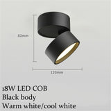 Modern Surface Mounted Downlights Indoor LED Ceiling Lights Living Room Aisle Corridor Spotlights Lighting Round Aluminum Lamp