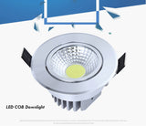 Super Bright Dimmable 100PCS Led downlight light COB Ceiling Spot Light 3w 5w 7w 12w LED ceiling recessed Lights Indoor Lighting
