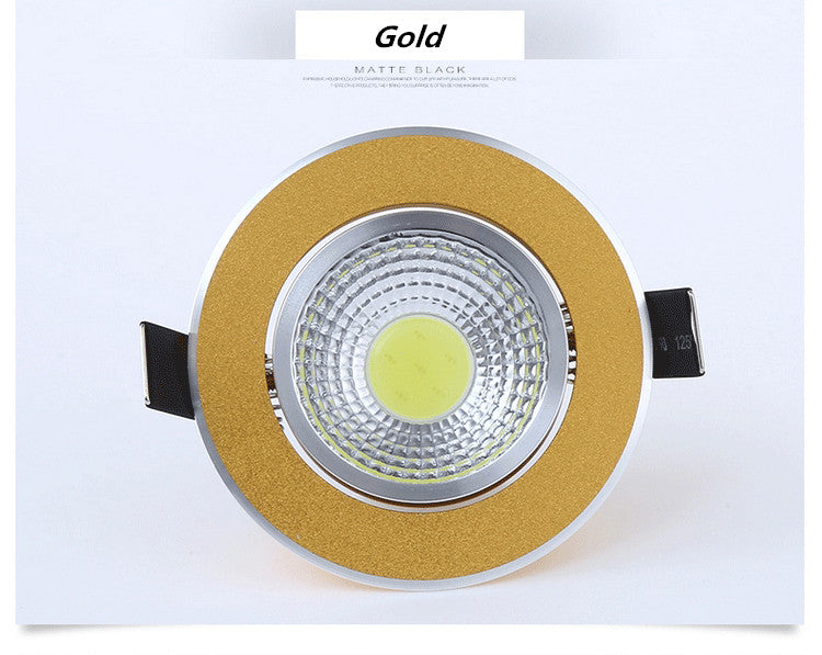 Super Bright Dimmable 100PCS Led downlight light COB Ceiling Spot Light 3w 5w 7w 12w LED ceiling recessed Lights Indoor Lighting