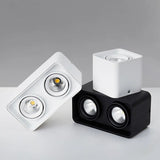 Square COB LED dimmable Downlights 10W/15W/20W/30W Surface Mounted LED Ceiling Lamps Spot Light LED Downlights AC85V-265V