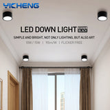 LED Downlight 10W 15W Surface Mounted LED Ceiling Lamps COB Spot Light AC85-265V Needs Driver Indoor Home Decoration Lighting