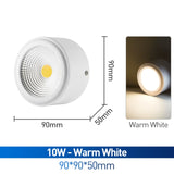LED Downlight 10W 15W Surface Mounted LED Ceiling Lamps COB Spot Light AC85-265V Needs Driver Indoor Home Decoration Lighting
