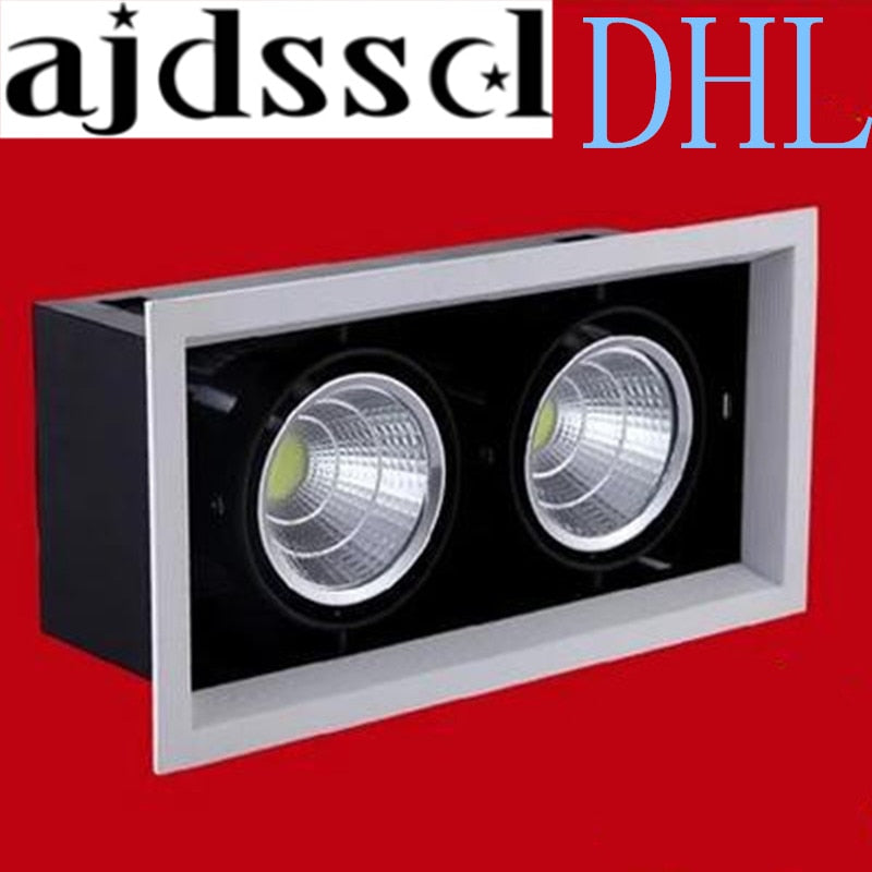 LED Downlights 5X DHL LED COB Downlights 2x13w 26w Surface Mounted dim ...